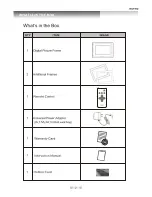 Preview for 2 page of SONIQ Qframe QFD75 Instruction Manual