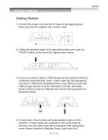 Preview for 3 page of SONIQ Qframe QFD75 Instruction Manual