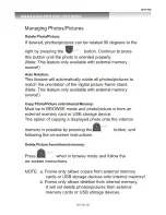 Preview for 10 page of SONIQ Qframe QFD75 Instruction Manual