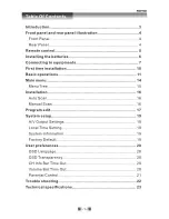 Preview for 2 page of SONIQ Qmedia QMD502H Instruction Manual