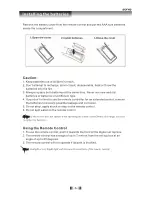 Preview for 7 page of SONIQ Qmedia QMD502H Instruction Manual