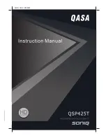 Предварительный просмотр 1 страницы SONIQ QSP425T Instruction Manual