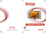 SONIQ Qvision LCDTV20 Operation Manual предпросмотр