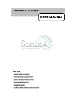 Sonix 4 Ultrasonics SR236 User Manual preview