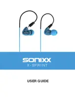 SONIXX X-Sprint User Manual предпросмотр