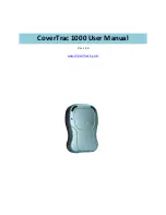 Soniya CoverTrac 1000 User Manual preview