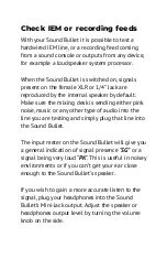 Preview for 11 page of SONNECT Sound bullet User Manual