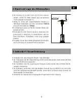 Preview for 5 page of Sonnenkönig Chrome Gas User Manual