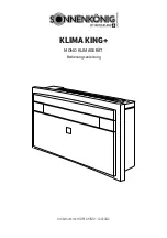 Sonnenkonig KLIMA KING Plus User Manual preview