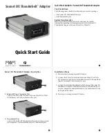 Sonnet DX Thunderbolt Quick Start Manual preview