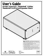 Preview for 1 page of Sonnet Echo Express SE I Thunderbolt 3 Edition User Manual