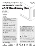 Sonnet eGFX Breakaway Box GPU-350W-TB3DEK Quick Start Manual preview