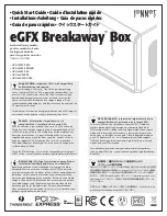 Предварительный просмотр 1 страницы Sonnet eGFX Breakaway Box GPU-350W-TB3DEK Quick Start Manual