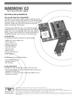 Preview for 1 page of Sonnet HARMONi G3 Quick Start Manual