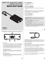 Sonnet Solo10G SFP+ Thunderbolt 3 Edition Quick Start Manual preview