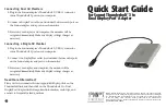 Sonnet Thunderbolt 3 Quick Start Manual preview