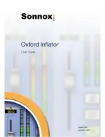 Sonnox Oxford User Manual preview