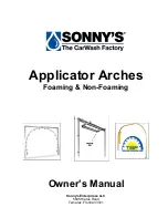 Sonny's APAP3FOAM Owner'S Manual preview