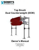 Предварительный просмотр 1 страницы Sonny's Dual CounterWeight Top Brush Owner'S Manual