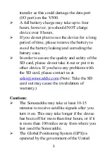 Preview for 4 page of Sonocaddie V500 User Manual