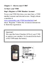 Preview for 16 page of Sonocaddie V500 User Manual