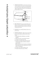 Preview for 4 page of Sonodyne DE 4348 Owner'S Manual