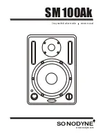 Предварительный просмотр 1 страницы Sonodyne SM 100Ak Owner'S Manual