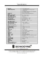 Preview for 8 page of Sonodyne SM 50Ak Owner'S Manual