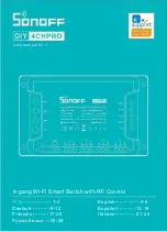 Sonoff 4CHPROR3 User Manual preview