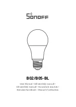 Sonoff B02-BL User Manual preview