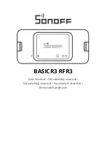 Предварительный просмотр 1 страницы Sonoff BASICR3 User Manual