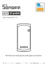 Предварительный просмотр 1 страницы Sonoff DIY iFan04 User Manual