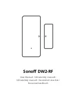 Sonoff DW2-RF User Manual preview