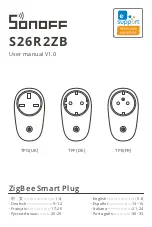 Preview for 1 page of Sonoff S26R2ZB User Manual