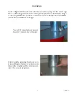 Preview for 9 page of Sonofresco COFFEE ROASTER VENTILATION HOOD Installation And Operating Instructions Manual