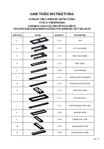 Sonoma 53SNR2001BAS Assembly Instructions Manual preview