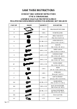 Preview for 2 page of Sonoma 53SNR2001BAS Assembly Instructions Manual