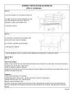 Preview for 3 page of Sonoma 71SRRCU13 Assembly Instructions