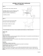 Предварительный просмотр 3 страницы Sonoma ACADIA 71SRRCU14 Assembly Instructions