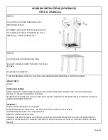 Предварительный просмотр 5 страницы Sonoma ACADIA 71SRRCU14 Assembly Instructions