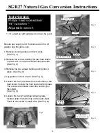 Preview for 2 page of Sonoma SGR27 Instructions Manual