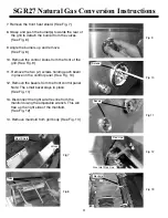 Предварительный просмотр 3 страницы Sonoma SGR27 Instructions Manual