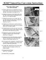 Предварительный просмотр 4 страницы Sonoma SGR27 Instructions Manual