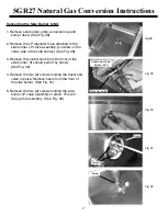 Предварительный просмотр 7 страницы Sonoma SGR27 Instructions Manual