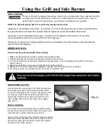 Preview for 13 page of Sonoma SGR30MLP Use And Care Manual