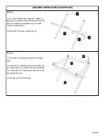 Предварительный просмотр 3 страницы Sonoma X-BASE OTTOMAN WITH BUILT IN TRAY Assembly Instructions