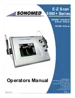 Sonomed E-Z Scan AB5500 Plus Operator'S Manual preview