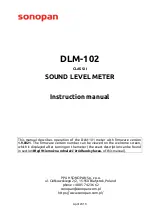 Preview for 1 page of SONOPAN DLM-102 Instruction Manual