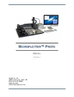 Предварительный просмотр 1 страницы SONOPLOT MICROPLOTTER Proto Manual