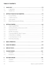 Preview for 2 page of Sonoro MAESTRO SO-1000 Operating Manual